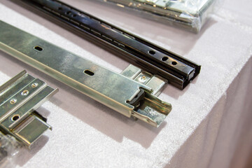 Furniture slide rail or metal drawer track