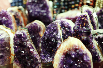 Amethyst Semi Precious Rock Rough Cut