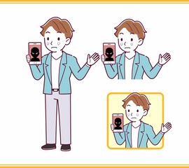 Young man with brown hair