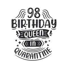 It's my 98 Quarantine birthday. 98 years birthday celebration in Quarantine.