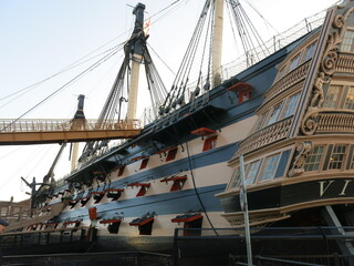 ship in the harbor