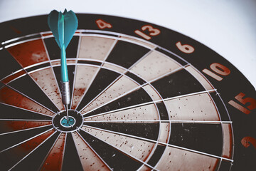Bullseye is a target of business. Dart is an opportunity and Dartboard is the target and goal. So...