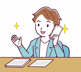 Young man with brown hair