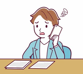 Young man with brown hair