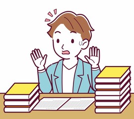 Young man with brown hair