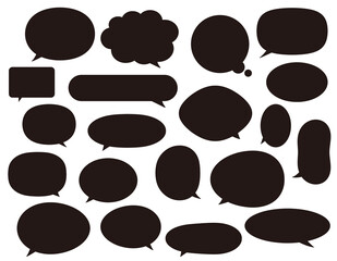 ふきだしのセット　見出し　