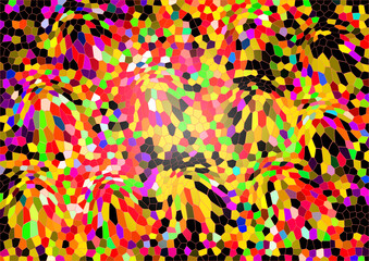 Fototapeta premium Abstract colorful artistic wavy banner design. Abstract multi-color wavy colorful motion spilling surface.