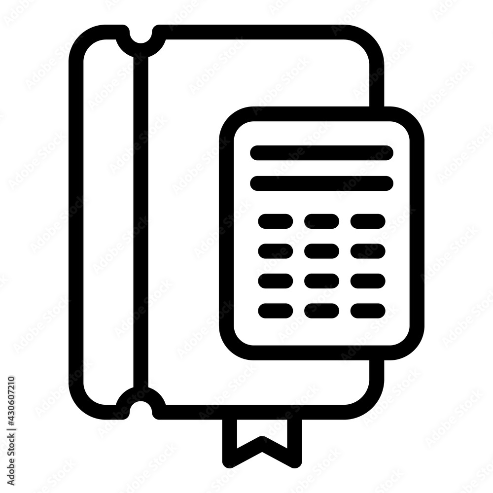 Poster liability folder icon. outline liability folder vector icon for web design isolated on white backgro