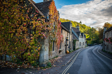 street in the cotswolds, england