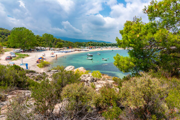 Platanitsi beach on Sithonia peninsula, Chalkidiki, Greece