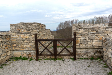 Ruins of Fortress Kaleto at town of Mezdra, Bulgaria