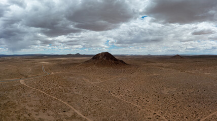 landscape in the desert