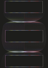 Bright neon template for presentations, reports, events.