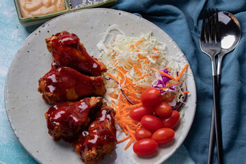 Korean Fried Chicken with Gochujang Sauce Spicy Sauce