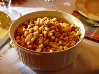 Stuffing Casserole images for the food industry.