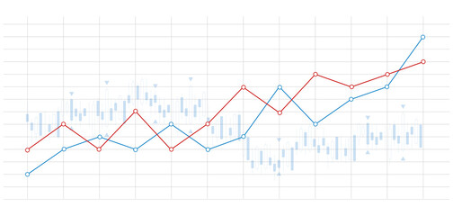 grafico economia, istogrammi, statistiche