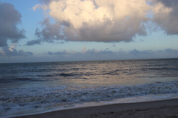 storm over the sea