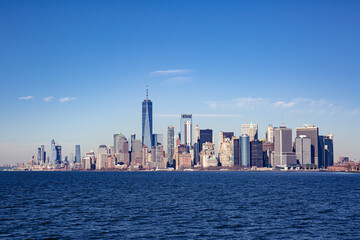 Fototapeta na wymiar city skyline New York City Manhattan