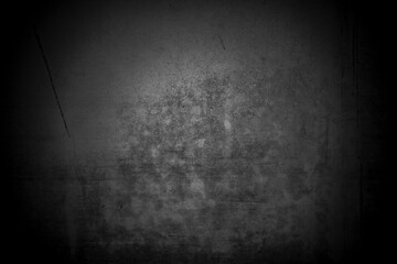 Old wall texture cement dark black gray  background abstract grey color design are light with white gradient background.