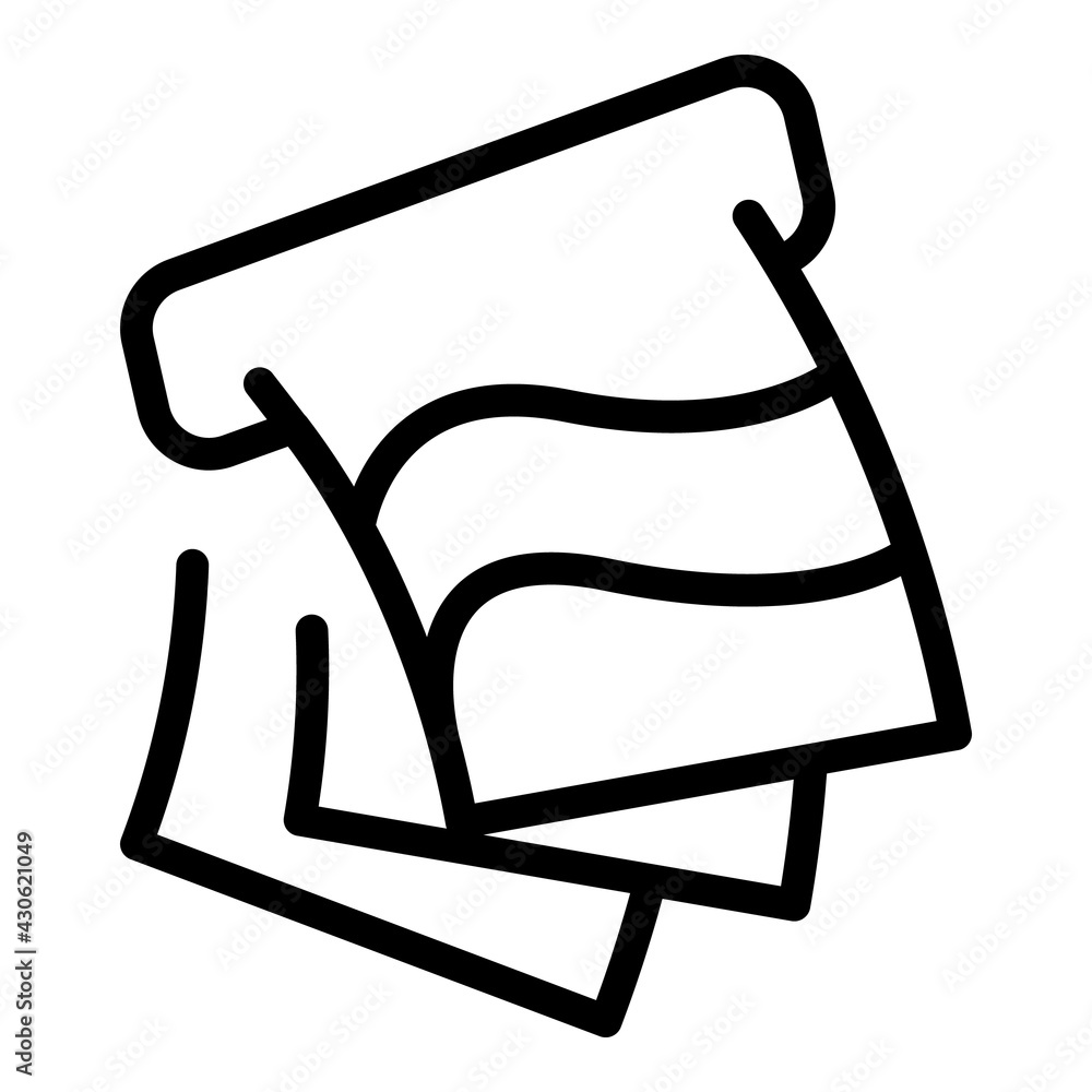 Poster digital printing media icon. outline digital printing media vector icon for web design isolated on w