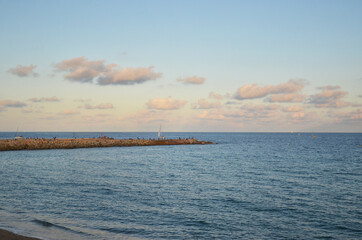 The Nova Ic&agrave;ria Beach is rightly considered to be a very peaceful beach, and is a popular choice for families and groups of friends.  