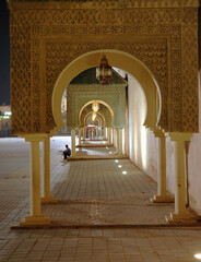 Architecture of  the old town of Meknes in Morocco