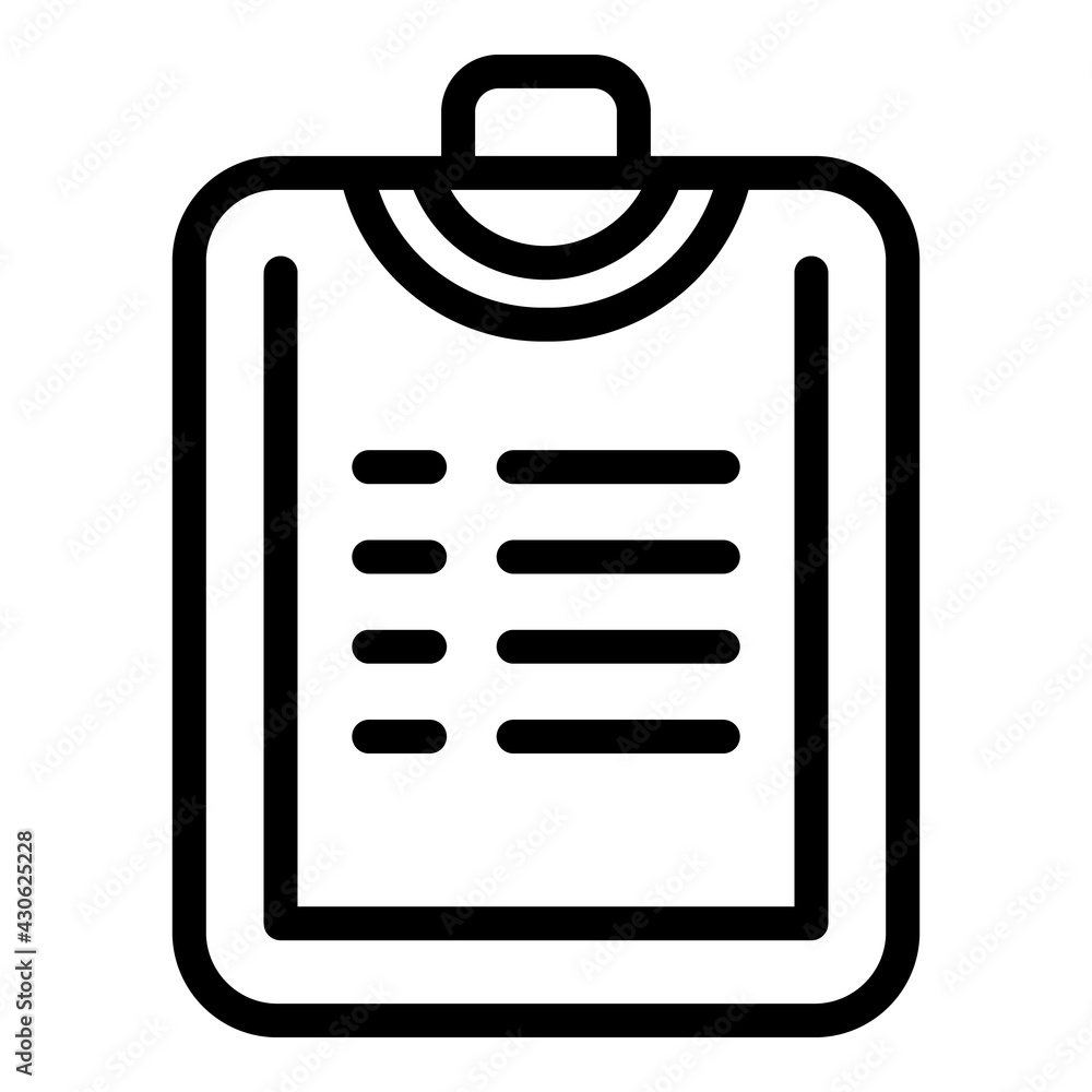 Poster purchase invoice icon. outline purchase invoice vector icon for web design isolated on white backgro