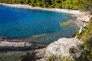 Vis island coastline landscape