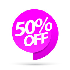 Sale of special offers. Discount with the price is 50