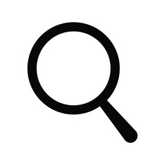 magnifying glass isolated on white