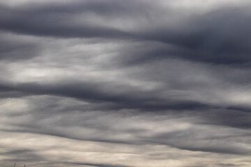 Obraz premium clouds in the sky that look like cotton curtains