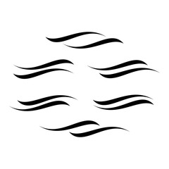 Water wave Logo Template vector