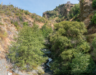 Fototapeta na wymiar Sierra Nevada river in southern Spain