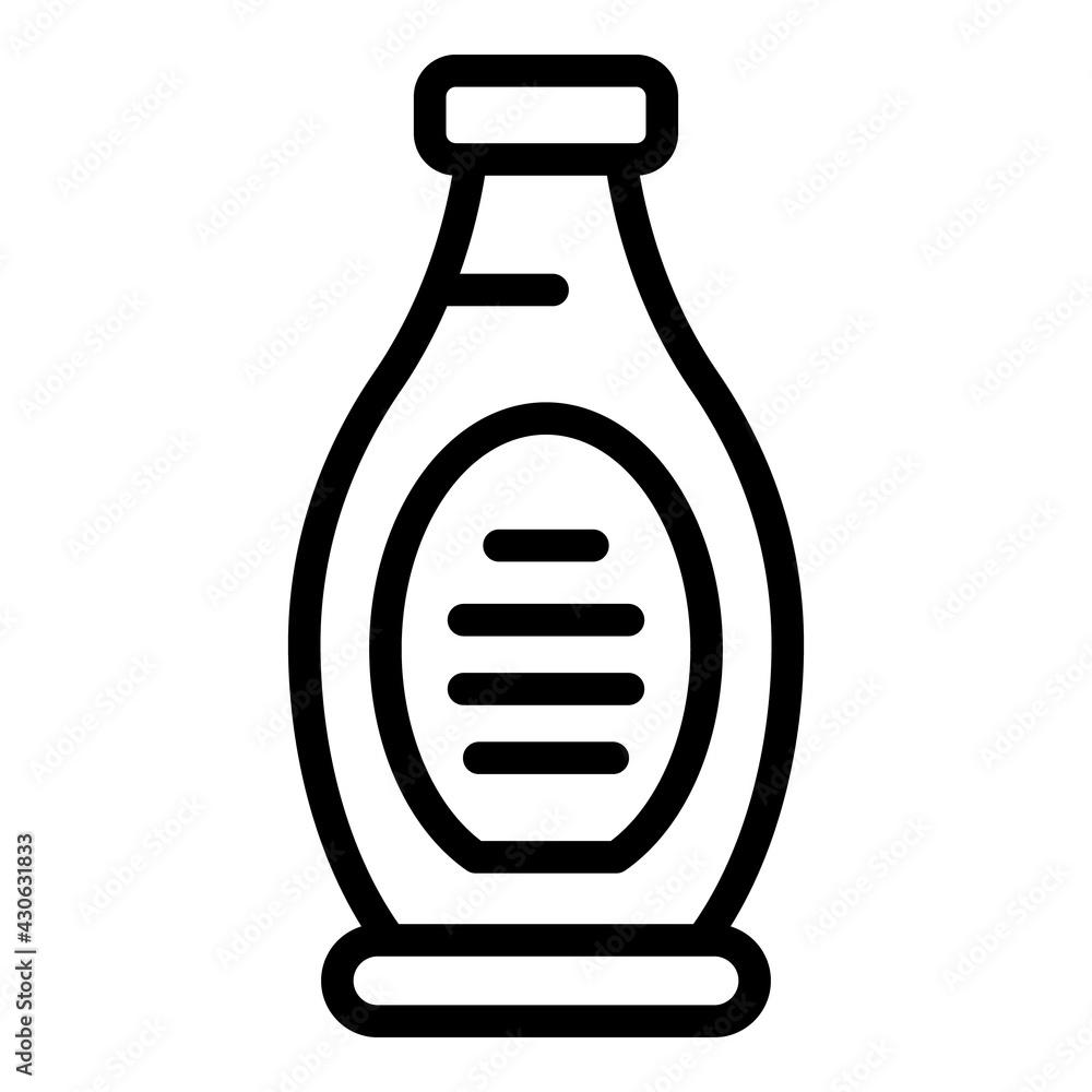 Poster dressing wasabi icon. outline dressing wasabi vector icon for web design isolated on white backgroun