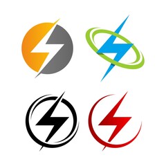 Electric logo design , vector
