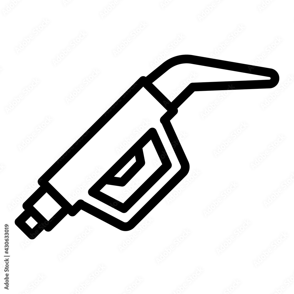 Poster kerosene pump icon. outline kerosene pump vector icon for web design isolated on white background