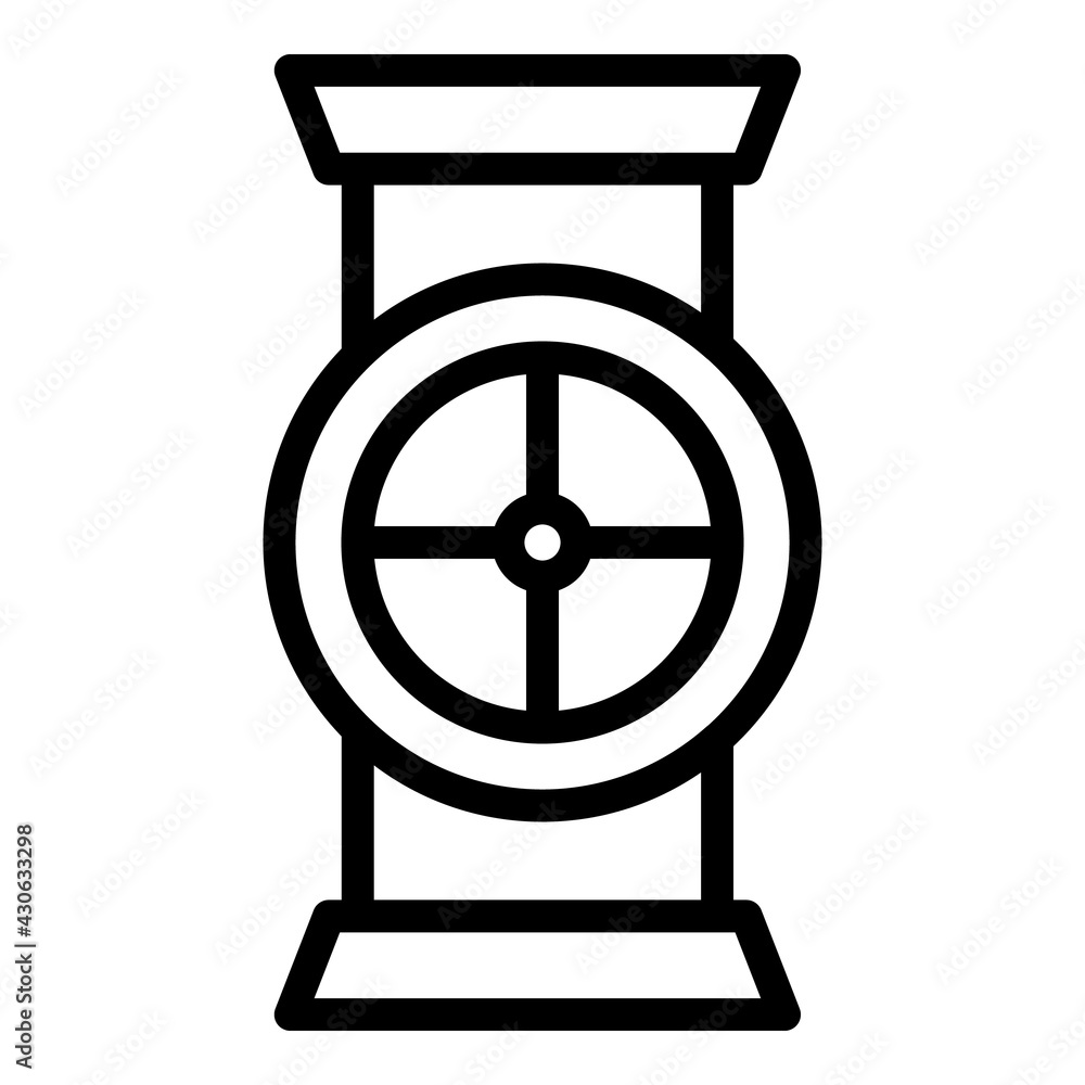 Poster tap kerosene icon. outline tap kerosene vector icon for web design isolated on white background