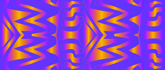 Yellow-orange pattern on a purple horizontal background. Use for design and textures.