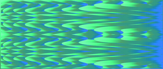 Blue-green waves on a rectangular background. Use for textures and design.