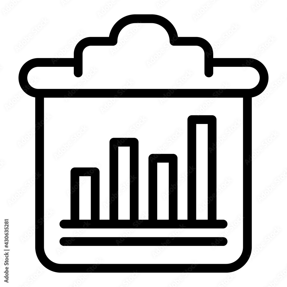 Poster success realization icon. outline success realization vector icon for web design isolated on white b
