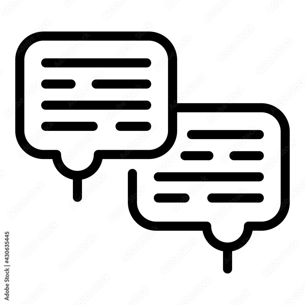 Poster realization icon. outline realization vector icon for web design isolated on white background