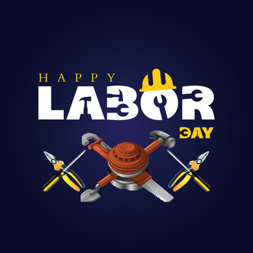 Labour Day 2021 Vector. 1st May International Labour Day. Thank You for Your Hard Work. Worker's Day Vector Art
