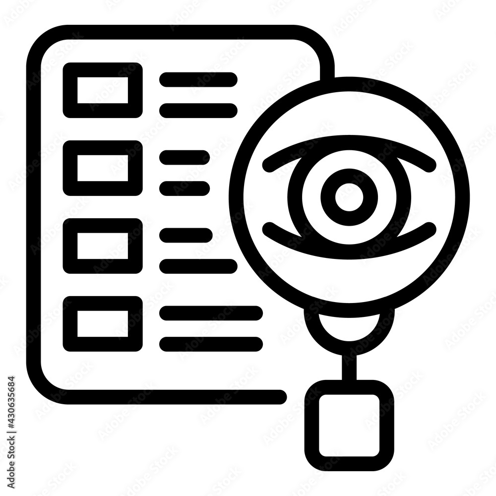 Poster skill realization icon. outline skill realization vector icon for web design isolated on white backg