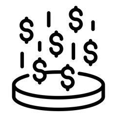 Motivation realization icon. Outline Motivation realization vector icon for web design isolated on white background