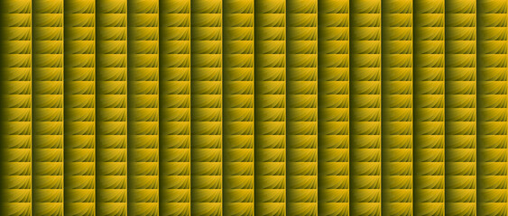 Yellow-brown waves on a square background. For illustrations and textures.