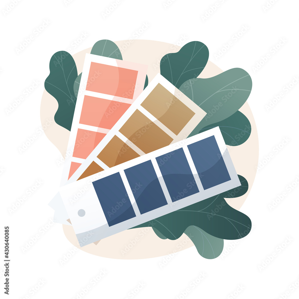Poster print design abstract concept vector illustration.
