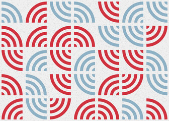 Abstract Geometric Pattern generative computational art illustration