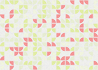 Abstract Geometric Pattern generative computational art illustration