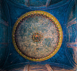 detail of the ceiling of a Temple