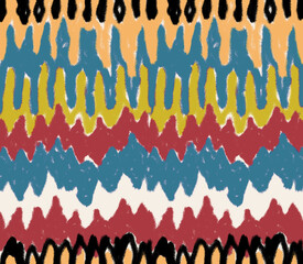 Seamless hand drawing ethnic pattern, geometric pattern